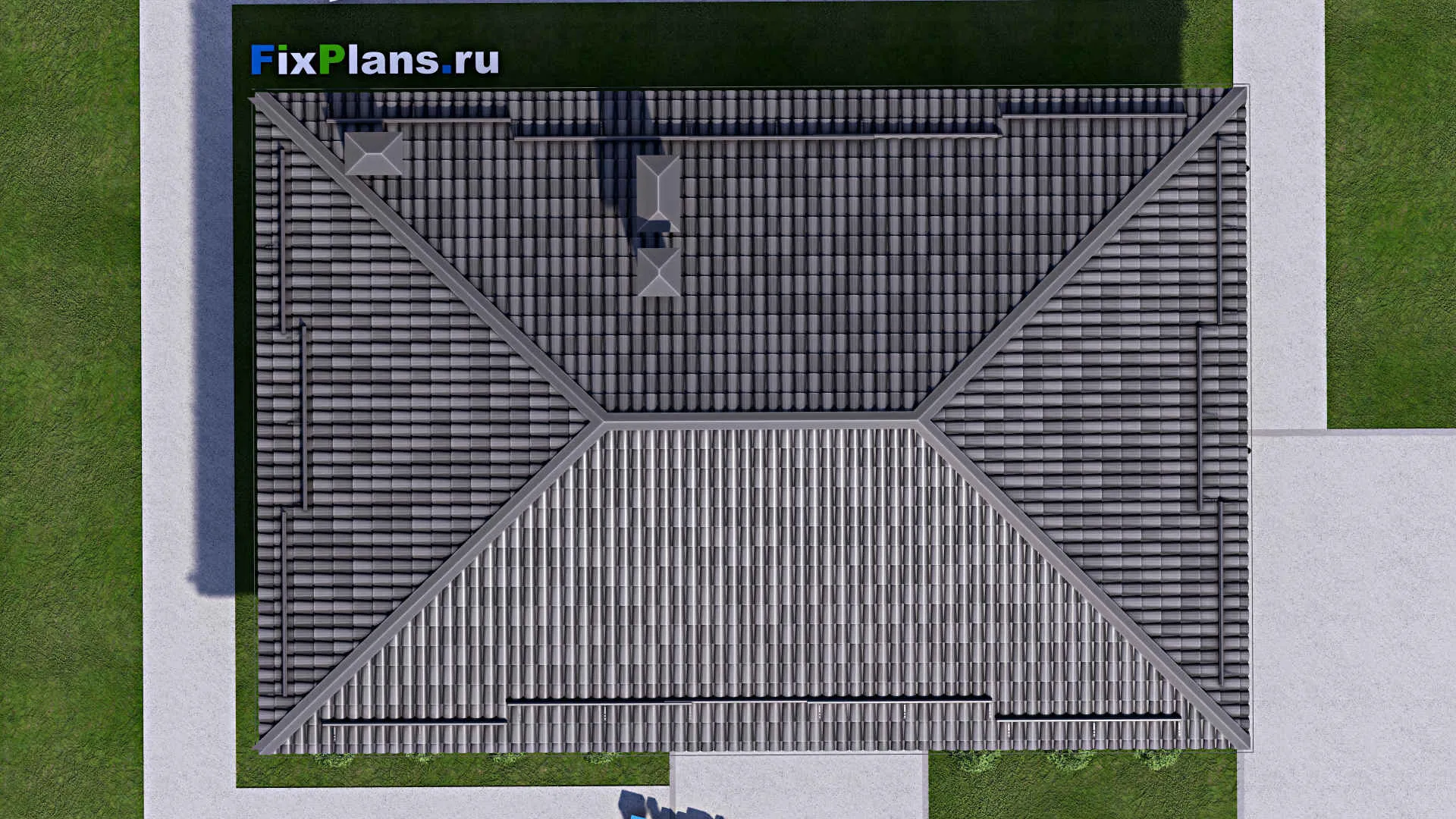 F-13922 - Проект бани 9 на 15, площадью 110 м² с терассой и санузлом