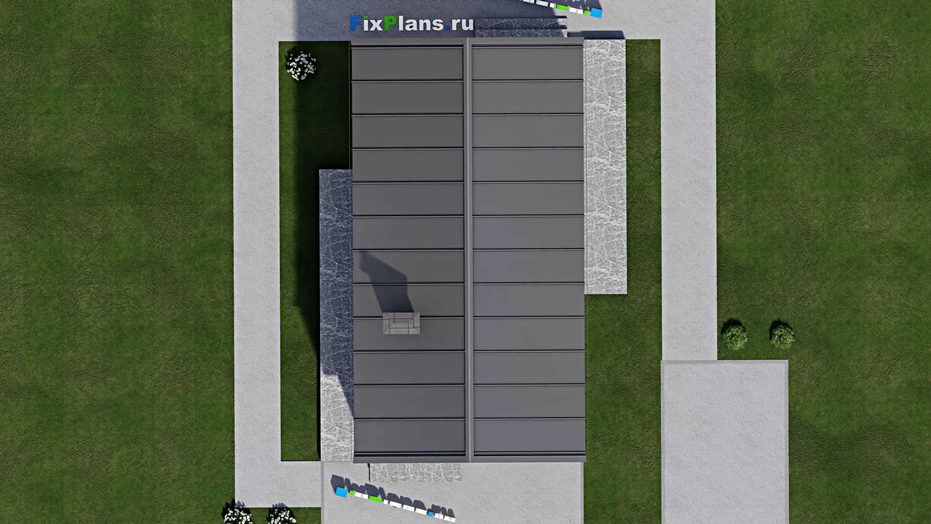 F-8873 - Проект дома с мансардой 10 на 14, площадью 180 м² с террасой, балконом и 3 спальнями